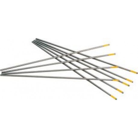 Electrode en tungstène couleur dorée, Ø : 2,0 mm (Par 10)