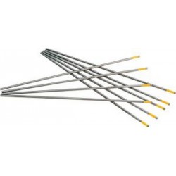 Electrode en tungstène couleur dorée, Ø : 3,0 mm (Par 10)