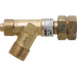 Raccord de sécurité pour tuyau flexible, Pression du gaz : 6,0* bar, Puissances à qn (kg/h) de 4,0 bar 8,5