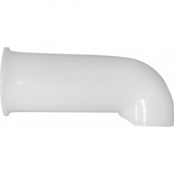 Coude de sortie PP blanc