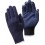Gant en tricot, coton polyester, bleu, Taille : 7 (par 12)