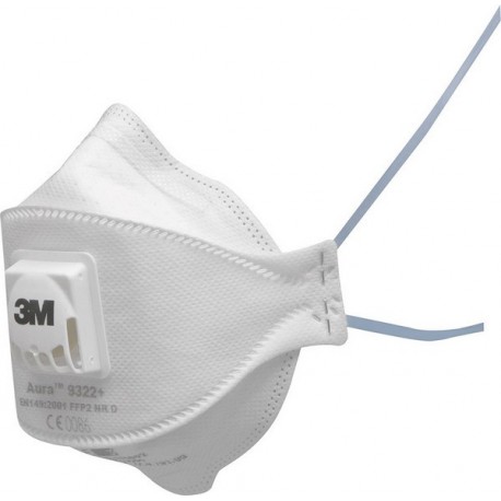 Masques anti poussières fines, Niveau de protection : P2 (Par 10)