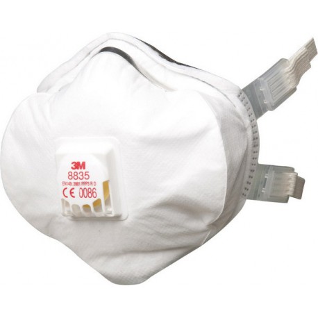 Masques anti poussières fines, Niveau de protection : P3D (Par 5)