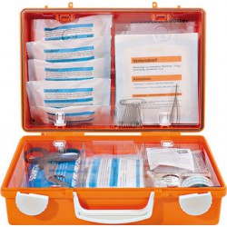 Coffret premiers secours, Modèle : Mallette de premiers secours SAN, Dimensions 310 x 210 x 130 mm