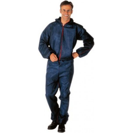 Tenue jetable antisalissure bleue, Taille : L