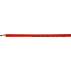 Crayon de menuisier, Long. : 175 mm, Forme rond, Pointe taillée