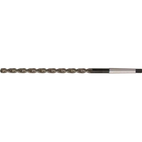 Foret hélicoïdal à queue cône morse - extra-long, en acier à coupe rapide, type TF, DIN 1870, profil rectifié, Ø h8 : 10,5 mm, Long. totale 285 mm