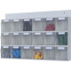 MS-Set de stockage 3x6 Sbl. PS,gl.klar,gris clair