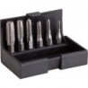 Jeu HexTap S, Contenu : 1 embout de taraudage de chaque taille 3 4 5 6 8 10, Acier -850 N