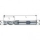 Fraise cylindrique courte, type W, acier coupe rapide à 8% de cobalt, surface brillante à coupe centrale, pour aluminium, Ø d1 - k10 : 12 mm