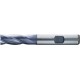 Fraise cylindrique courte, type N, en acier à coupe rapide à 8% de cobalt, surface recouverte de TiAIN, Ø d1 - k10 : 16,0 mm, Long. totale l1 92 mm