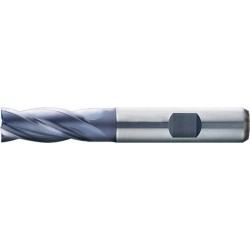 Fraise cylindrique courte, type N, en acier à coupe rapide à 8% de cobalt, surface recouverte de TiAIN, Ø d1 - k10 : 20,0 mm, Long. totale l1 104 mm