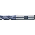 Fraise cylindrique courte, type N, en acier à coupe rapide à 8% de cobalt, surface recouverte de TiAIN, Ø d1 - k10 : 20,0 mm, Long. totale l1 104 mm