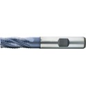 Fraise d'ébauche courte, type NR, 4 dents, en acier à coupe rapide à 5% de cobalt, surface recouverte de TiAIN, Ø d1 - k12 : 20,0 mm