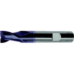 Fraise cylindrique courte, type N, en carbure monobloc, 6535-HB, surface recouverte de TiAIN, Ø d1 - h10 : 4,0 mm, Long. totale l1 54 mm
