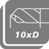 Foret hélicoïdal D1869 t ype TF Acier rapide 35x2 65mm FORUM