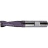 Fraise cylindrique longue, type N, queue HB - UF, en carbure monobloc, DIN 6527, surface recouverte de TiAIN, Ø d1 - h10 : 2,0 mm, Long. totale l1 57 mm