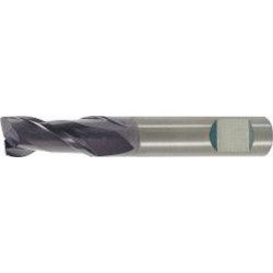 Fraise cylindrique courte, type N, queue HB - UF, en carbure monobloc, INOX, surface recouverte de TiAIN, Ø d1 - e8 : 4,0 mm, Long. totale I1 45 mm