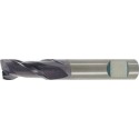 Fraise cylindrique courte, type N, queue HB - UF, en carbure monobloc, INOX, surface recouverte de TiAIN, Ø d1 - e8 : 10,0 mm, Long. totale I1 70 mm