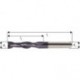 Fraise cylindrique extra longue, en carbure monobloc, Ø d1 - h10 : 5,0 mm, Long. totale I1 75 mm, Long. coupe l2 30 mm, Ø queue d2 - h6 : 5 mm