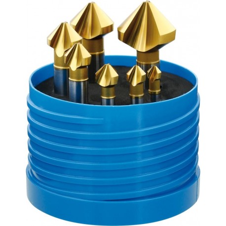 Jeu fraise conique D335C HSS Ti N 63-250mm 90G 5pcs FO RUM