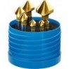 Jeu fraise conique D335C HSS Ti N 63-250mm 90G 5pcs FO RUM