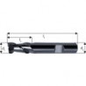 Fraise cylindrique courte, 2 dents, en carbure monobloc pour l'aluminium, Ø d1 - h10 : 5,0 mm, Long. totale l1 54 mm, Long. coupe l2 6 mm