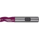 Fraise courte, queue HB, 3 dents, 30°, en carbure monobloc, TiAIN, Ø d1 - h10 : 4,0 mm, Long. totale l1 54 mm, Lames de l2 5 mm, Ø queue d2 - h6 : 6 mm