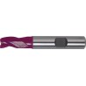 Fraise courte, queue HB, 3 dents, 30°, en carbure monobloc, TiAIN, Ø d1 - h10 : 20,0 mm, Long. totale l1 92 mm, Lames de l2 20 mm, Ø queue d2 - h6 : 20 mm