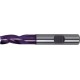Fraise, queue HB, 3 dents, 30°, en carbure monobloc, revêtement TiAIN, Ø d1 - h10 : 5,0 mm, Long. totale l1 57 mm, Long. coupe l2 10 mm