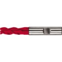 Fraise cylindrique universelle longue, 3 dents, 45°, en carbure monobloc UF, Fire, Ø d1 - h10 : 4,0 mm, Long. totale l1 57 mm, Long. coupe l2 8 mm