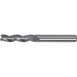Fraise cylindrique extra longue, 30°, en carbure monobloc, sans revêtement, Ø d1 - h10 : 16,0 mm, Long. totale l1 150 mm, Long. coupe l2 65 mm