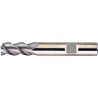 Fraise cylindrique longue, 3 dents, 45°, en carbure monobloc, sans revêtement, Ø d1 - h10 : 20,0 mm, Long. totale l1 104 mm, Long. coupe l2 32 mm