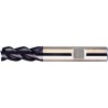 Fraise longue, 3 dents, 45°, en carbure monobloc, recouverte de TiAIN, Ø d1 - h10 : 16,0 mm, Long. totale l1 92 mm, Long. coupe l2 26 mm