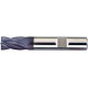 Fraise cylindrique courte, 4 dents, en carbure monobloc, recouverte de TiAIN, Ø d1 - h10 : 14,0 mm, Long. totale l1 75 mm, Long. coupe l2 18 mm