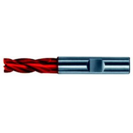 Fraise cylindrique longue, 4 dents, 30°, en carbure monobloc, Fire, Ø d1 - h10 : 9,0 mm, Long. totale l1 72 mm, Long. coupe l2 19 mm