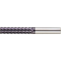 Fraise cylindrique extra long, type H, en carbure monobloc, surface recouverte de TiAIN, de 45°, Ø d1 - e8 : 10,0 mm, Long. totale l1 100 mm