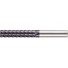 Fraise cylindrique extra long, type H, en carbure monobloc, surface recouverte de TiAIN, de 45°, Ø d1 - e8 : 10,0 mm, Long. totale l1 100 mm