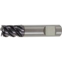 Fraise d'ébauche courte, type HR, en carbure monobloc, surface recouverte de TiAlN, pour le traitement de l'INOX, Ø d1 - h10 : 20,0 mm