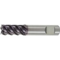 Fraise d'ébauche longue, type HR, en carbure monobloc, surface recouverte de TiAlN, pour le traitement de l'INOX, Ø d1 - h10 : 6,0 mm