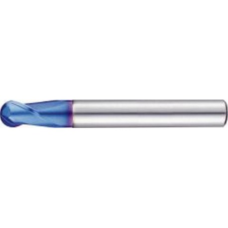 Fraise bout hémisphérique courte, type N, en carbure monobloc, NANO, revêtement TiAIN-S, Ø d1 - h8 : 8,0 mm, Long. totale l1 80 mm