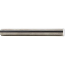 Barreau rond en carbure monobloc, Ø - h6 : 2,5 mm, Long. totale 50 mm, Long. coupe 3,7 mm