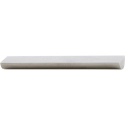 Barreau semi-rond en carbure monobloc, Ø - h7 : 12 mm, Long. totale 75 mm