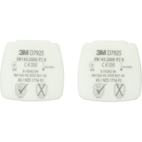 Filtres particules D7925 P2 R 3M (Par 4)