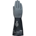 Gants chimiques AlphaTec 53-001 taille 9 gris/noir EN 388,EN 374,EN 407 6 PA (Par 6)