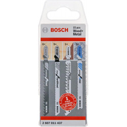 Set lame de scie sabre bois Métal 14 + 1 unités Bosch