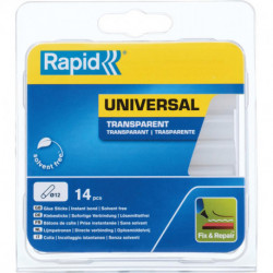 Batons de colles universal transparent a125g.Isaberg (Par 5)