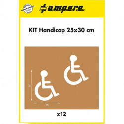 Set pochoirs Handicap 25x30