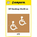 Set pochoirs Handicap 25x30