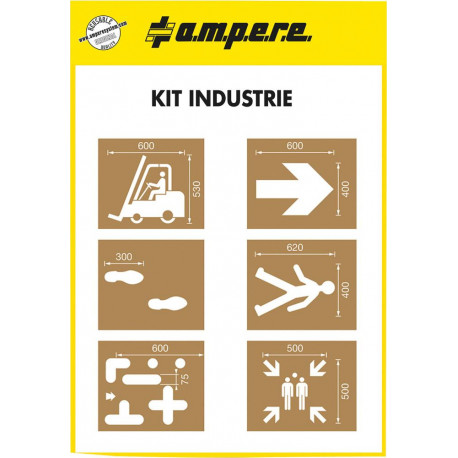 Set pochoirs KIT Industrie